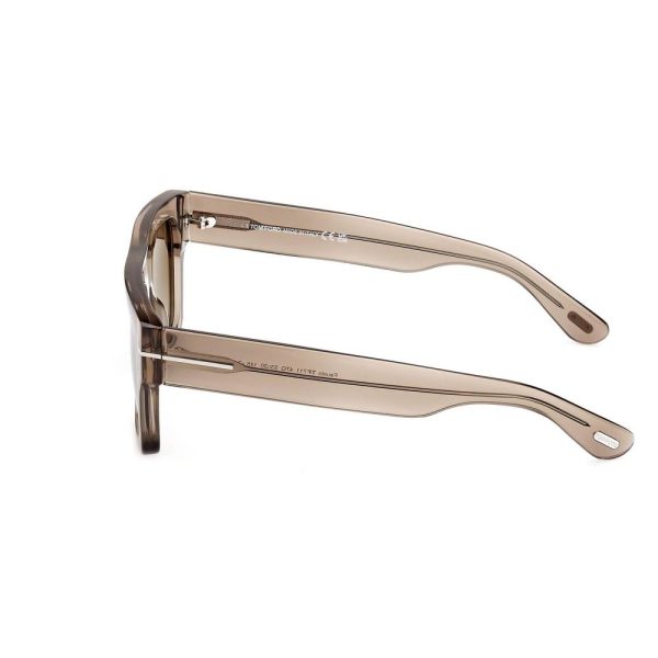 TOM FORD TF711 47Q Men Sunglasses Transparent grey pear - Image 3