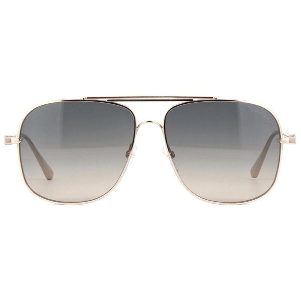 TOM FORD TF669 28B 60 Men Sunglass Pale Gold