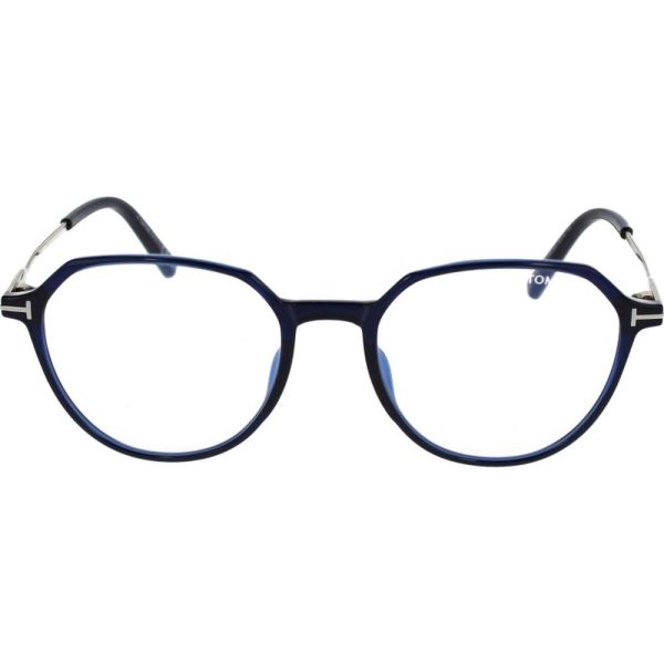 TOM FORD TF5875-B 090 52 Men Optical Frame Blue