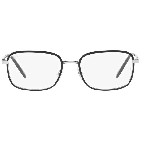 RAYBAN RB 6495 2861 Men Optical Frame Black and Silver