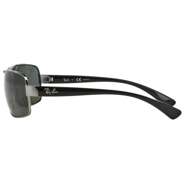 RayBan RB 3379 004/58 3P Men Sunglass Gunmetal - Image 3
