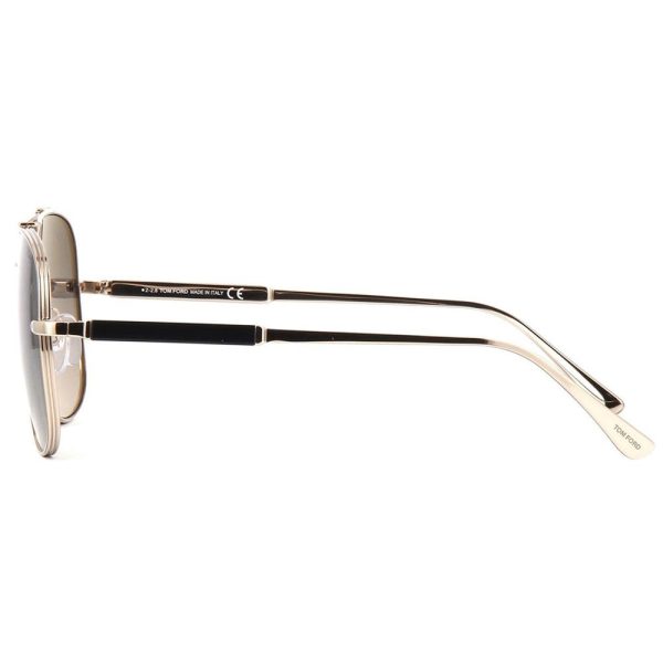 TOM FORD TF669 28B 60 Men Sunglass Pale Gold - Image 3