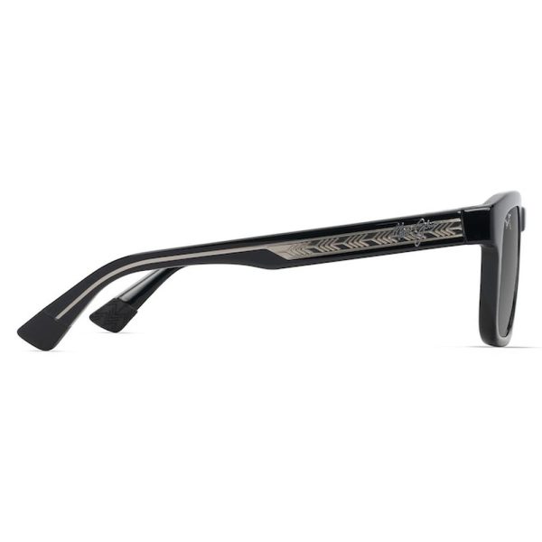 MAUI JIM MJ 643-14 Men Sunglass Black - Image 3