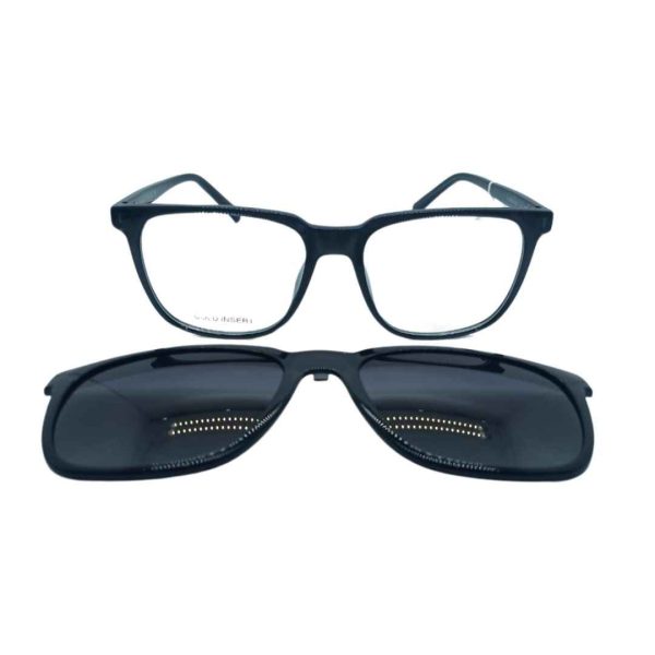 TOMMY HILFIGER TH 1089 C4 Men Optical with Clip-On Sunglass Gey