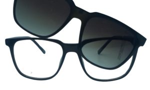 TOMMY HILFIGER TH 1089 C5 Men Optical with Clip-On Sunglass Olive Green
