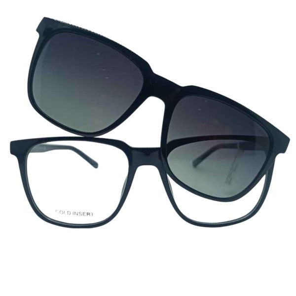 TOMMY HILFIGER TH 1089 C1 Men Optical with Clip-On Sunglass Black