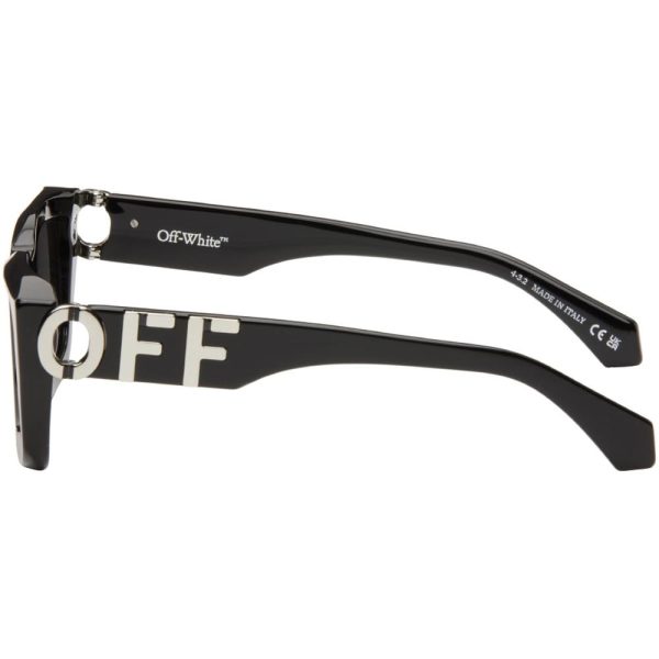 OFF-WHITE OERI 125 1007 Men Sunglass Black - Image 2