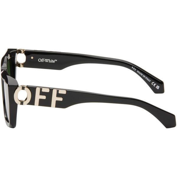 OFF-WHITE OERI 125 1055 Men Sunglass Black - Image 2