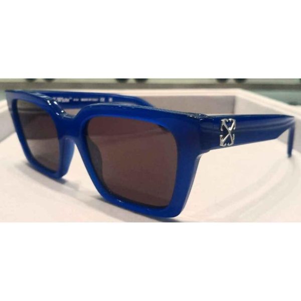 OFF-WHITE OERI 111 4507 Unisex Sunglass Blue - Image 2