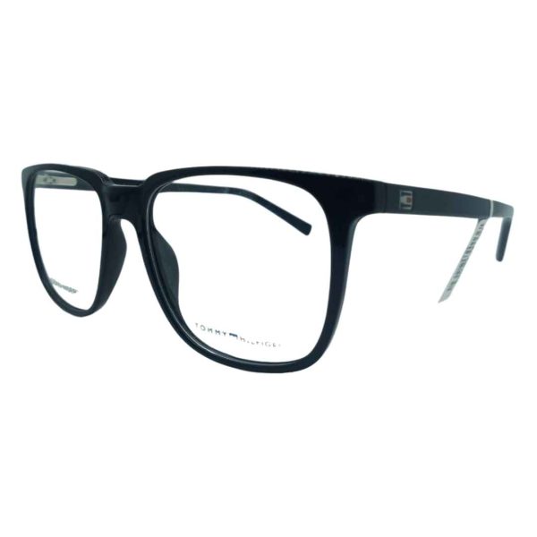 TOMMY HILFIGER TH 1089 C1 Men Optical with Clip-On Sunglass Black - Image 2