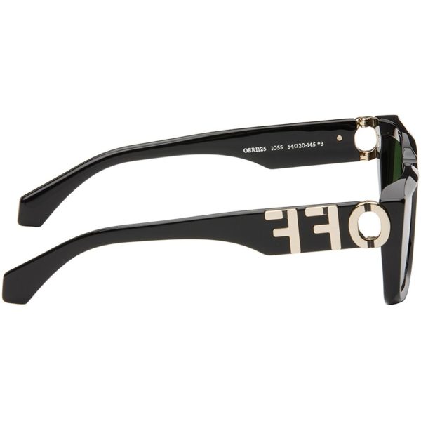 OFF-WHITE OERI 125 1055 Men Sunglass Black - Image 3