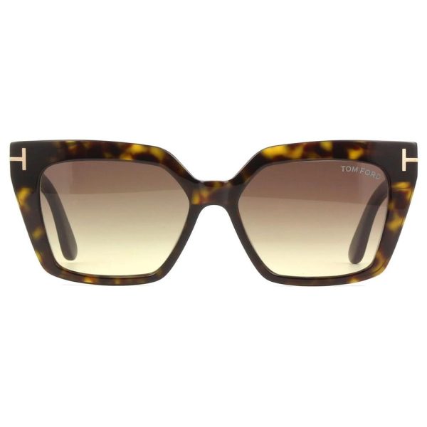TOM FORD TF1030 52F Women Sunglass Havana