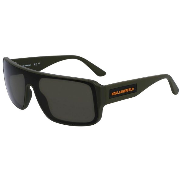 Karl Lagerfeld KL-6129S 275 Unisex Sunglass Matte Khaki Green - Image 2
