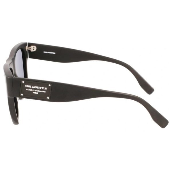 Karl Lagerfeld KL-6074S 002 UNISEX Sunglass BLACK - Image 3