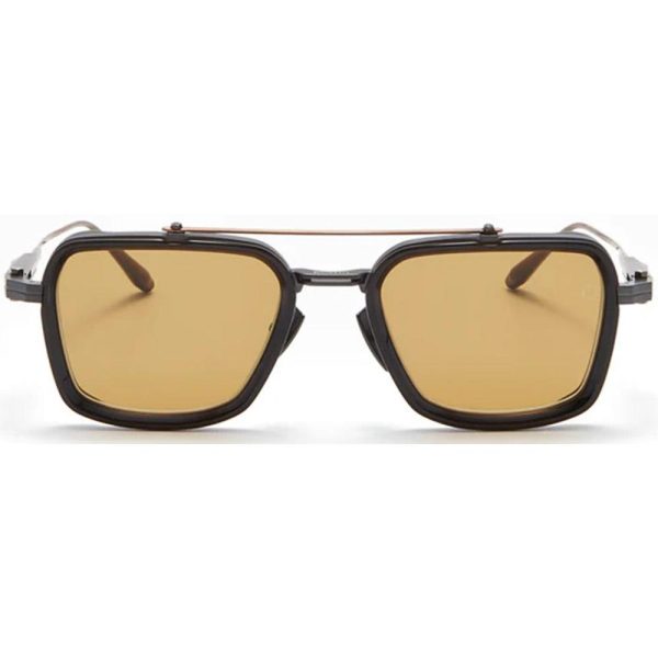 AKONI AKS 507E 51 Unisex Sunglass Black Iron and Bronze