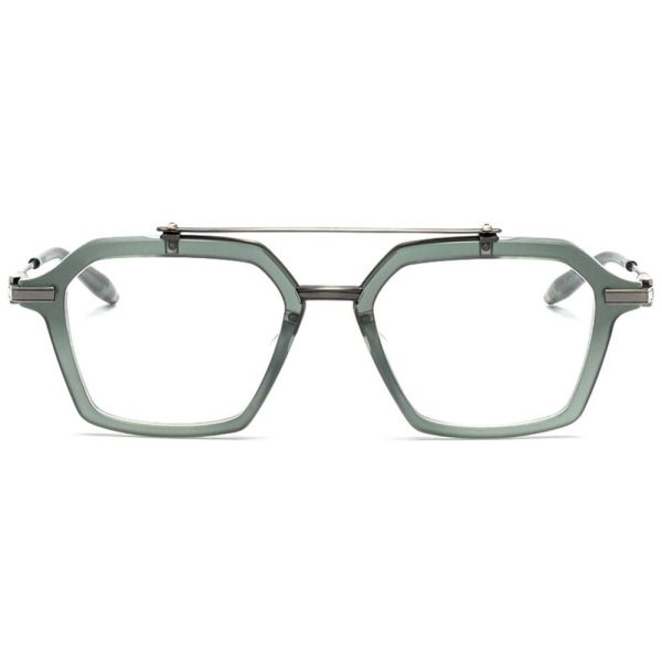 AKONI AKX-413C 51 Unisex Optical Glasses Crystal Blue
