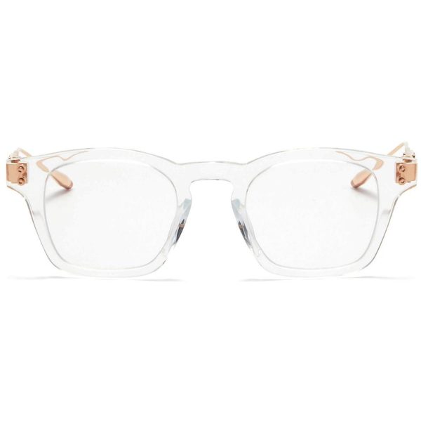 AKONI AKX-418B 48 Unisex Optical Glasses White- Gold