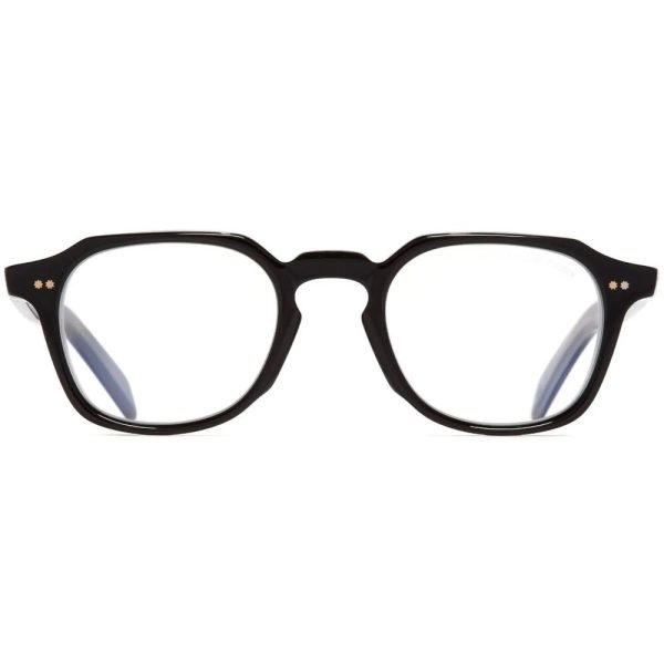 Cutler and Gross C&G OP CR03 01 Unisex Optical Glasses Black and Horn