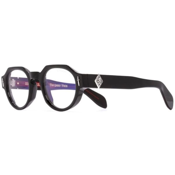 Cutler and Gross C&G OP 006 01 Unisex Optical Glasses Black - Image 2
