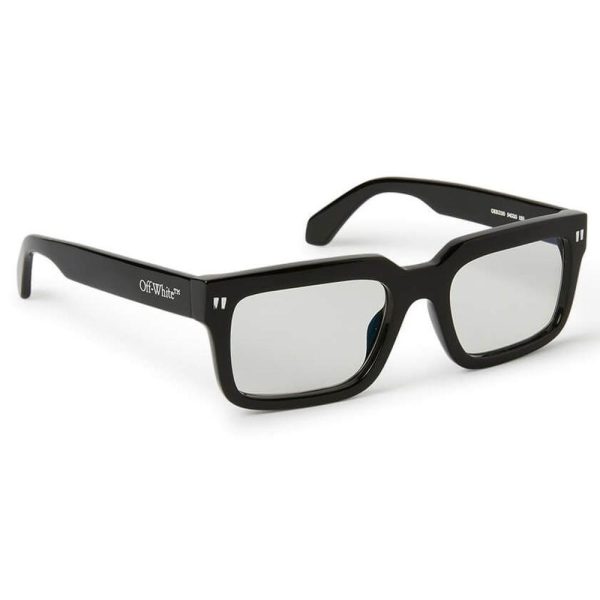 OFF-WHITE OERI 130 1018 C/O Unisex Optical with Clip-On Sunglass BLACK - Image 3