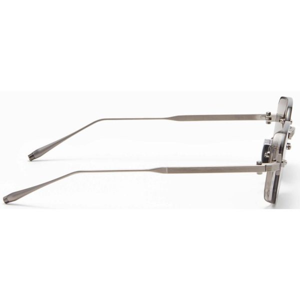 AKONI AKS 307C 47 Unisex Sunglass SILVER - Image 3