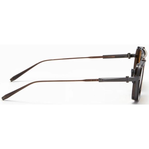 AKONI AKS 507E 51 Unisex Sunglass Black Iron and Bronze - Image 3