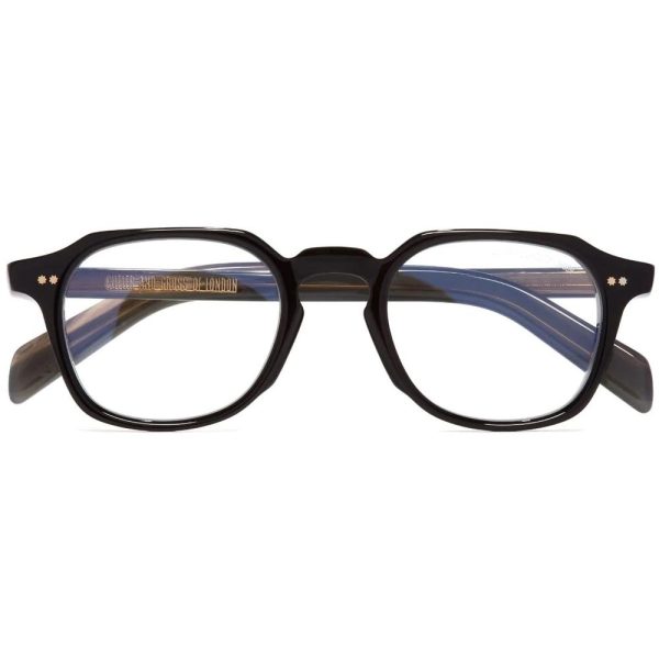 Cutler and Gross C&G OP CR03 01 Unisex Optical Glasses Black and Horn - Image 3