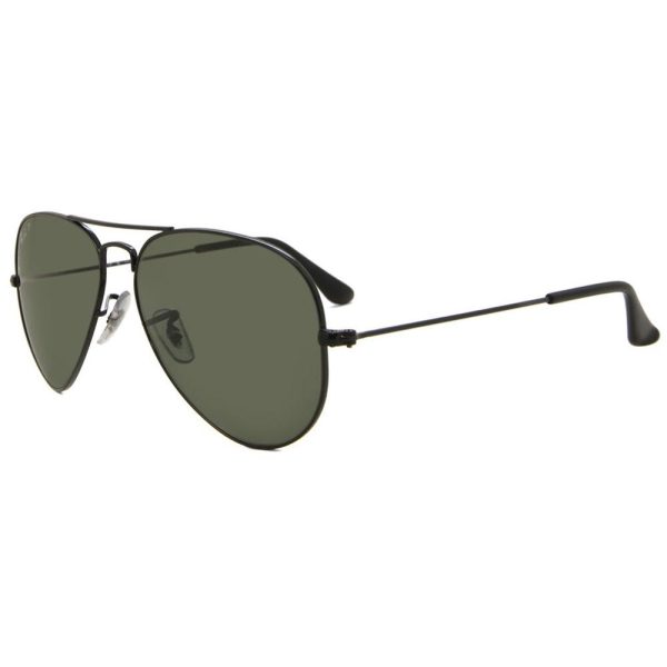 RAYBAN RB 3025 002/58 Unisex Sunglass Black - Image 2