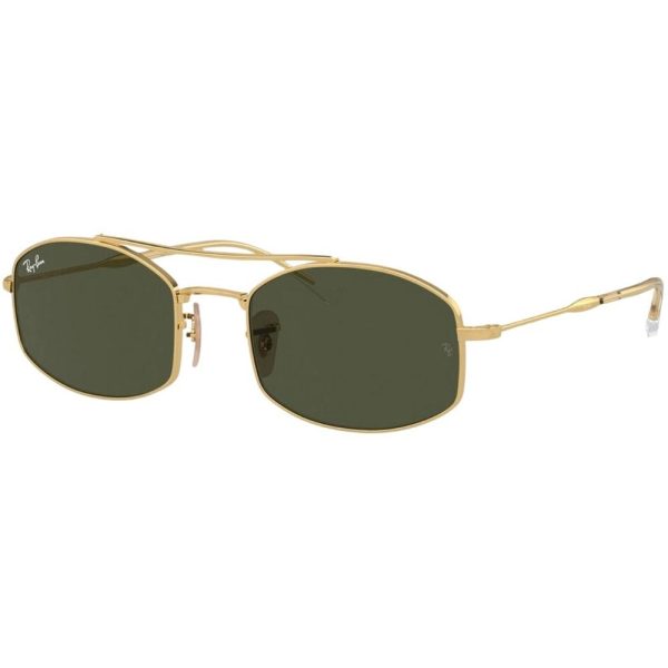 RAYBAN RB 3719 001/31 Unisex Sunglass Gold - Image 2
