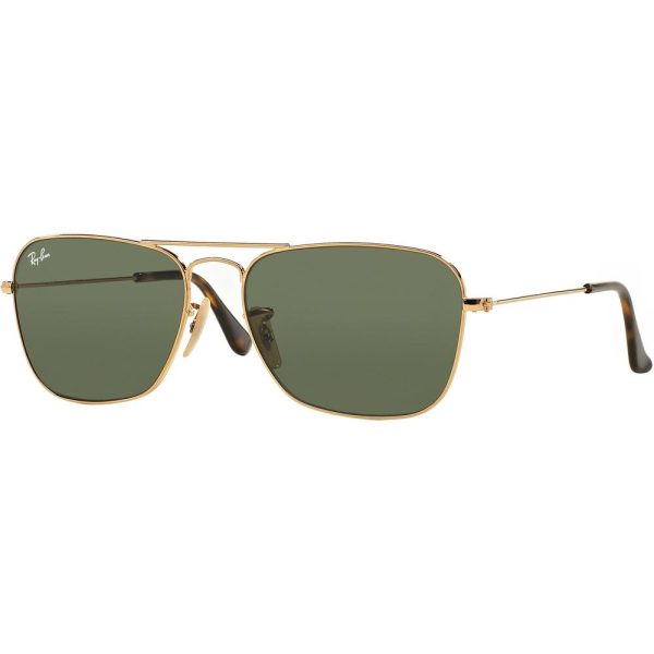 RAYBAN RB3136 181 Unisex Sunglass Gold - Image 2