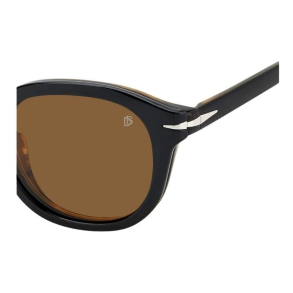 DAVID BECKHAM DB 1080/CS 05K99 Men Optical with Clip-On Sunglass Black - Image 3