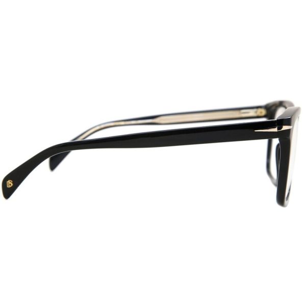DAVID BECKHAM DB 7000/CS/LE 807 Men Optical with Clip-On Sunglass Black - Image 3