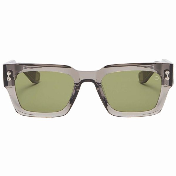 AKONI AKS 114C 52 Unisex Sunglass Grey Crystal