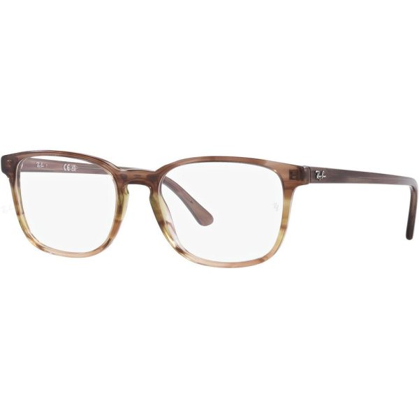 RAYBAN RB 5418 8255 Unisex Optical Frame Brown - Image 2