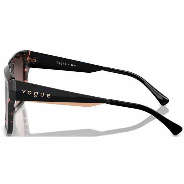 VOGUE VO 5553-S 3148E2 Women Sunglasss Red Tortoise - Image 3