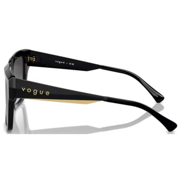 VOGUE VO 5553-S W44/8G Women Sunglasss Black - Image 3