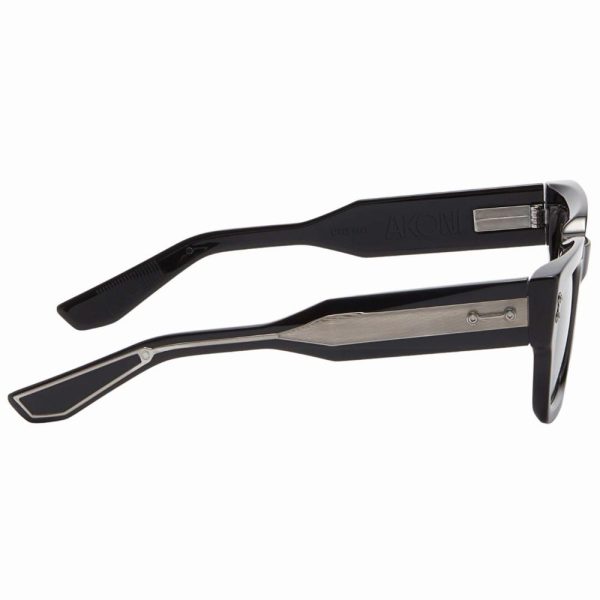 AKONI AKS 114A 52 Unisex Sunglass Black - Image 3