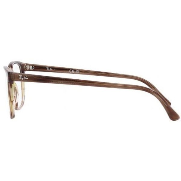 RAYBAN RB 5418 8255 Unisex Optical Frame Brown - Image 3