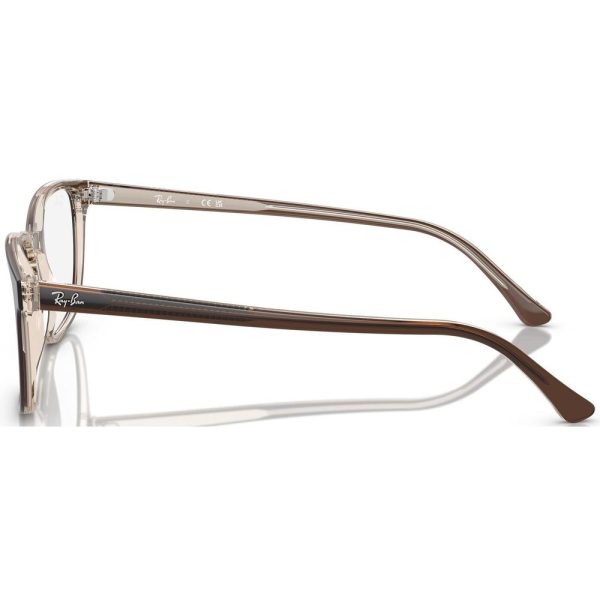 RAYBAN RB 5418 8365 Unisex Optical Frame Brown - Image 3