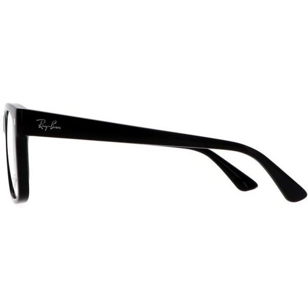 RAYBAN RB 7228 2000 Unisex Optical Frame Black - Image 3