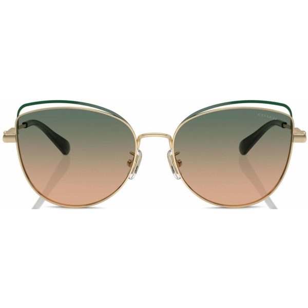 COACH HC 7162 942913 Women Sunglass Gold - Green
