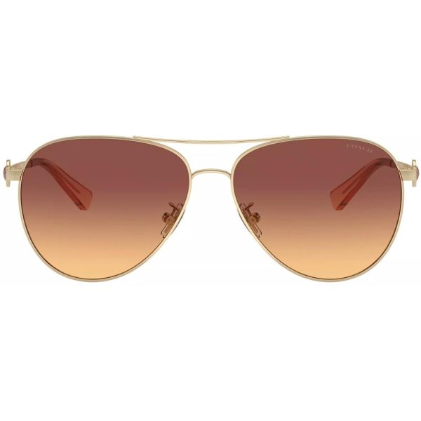 COACH HC 7128 900578 Women Sunglass Gold