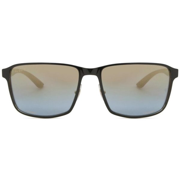 RAYBAN RB 3721 CH 187/J0 Unisex Sunglass Black on Gold