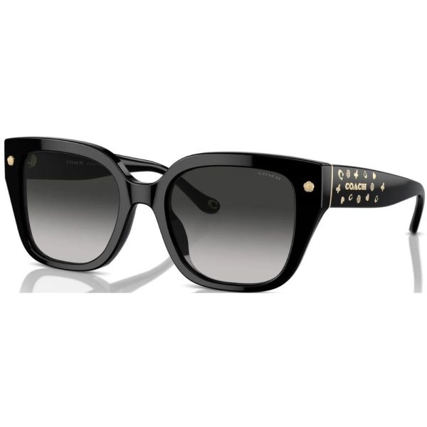 COACH HC 8392U 50023C Women Sunglass Black - Image 2