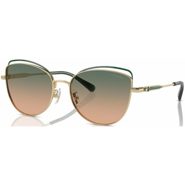 COACH HC 7162 942913 Women Sunglass Gold - Green - Image 2