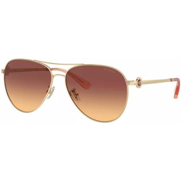 COACH HC 7128 900578 Women Sunglass Gold - Image 2