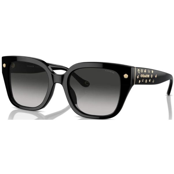COACH HC 8393U 50023C Women Sunglass Black - Image 2