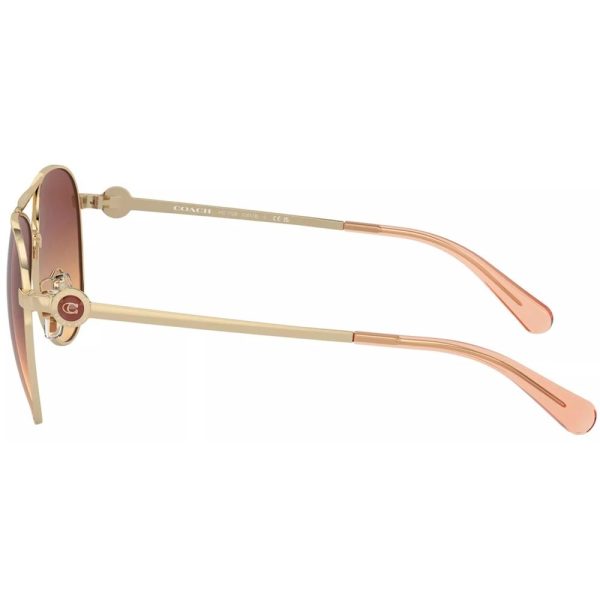 COACH HC 7128 900578 Women Sunglass Gold - Image 3
