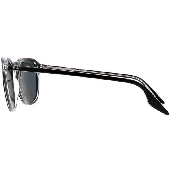 RAYBAN RB 2203 919/58 Unisex Sunglass Black on Transparent - Image 3