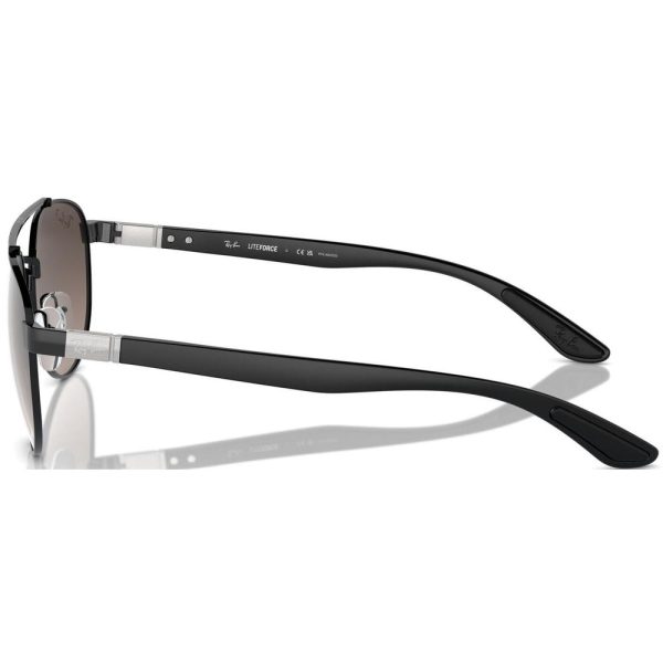 RAYBAN RB 3736 CH 002/5J Unisex Sunglass Black - Image 3